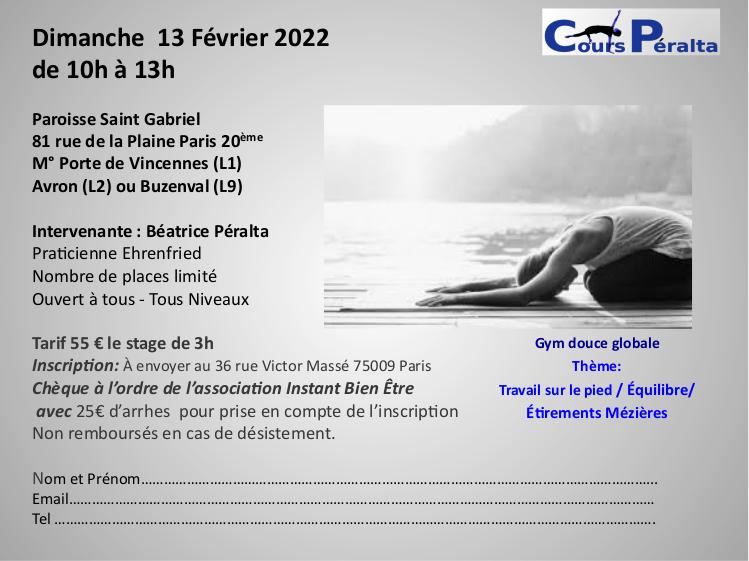 Stage gym douce 22 février 2022